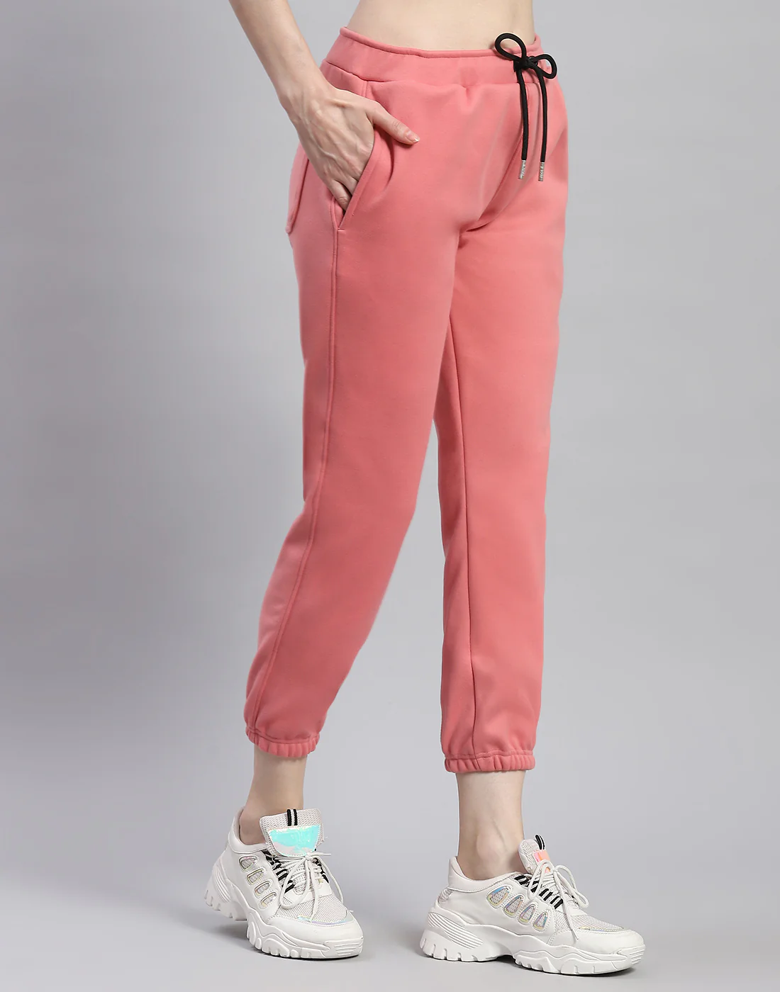 Rock.it Women Pink Solid Regular Fit Winter Lower - Image 5