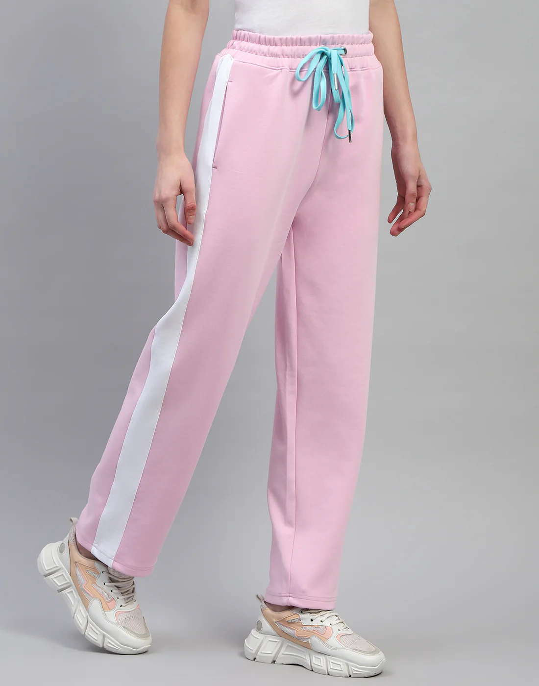 Women Pink Solid Regular Fit Lower - Image 5