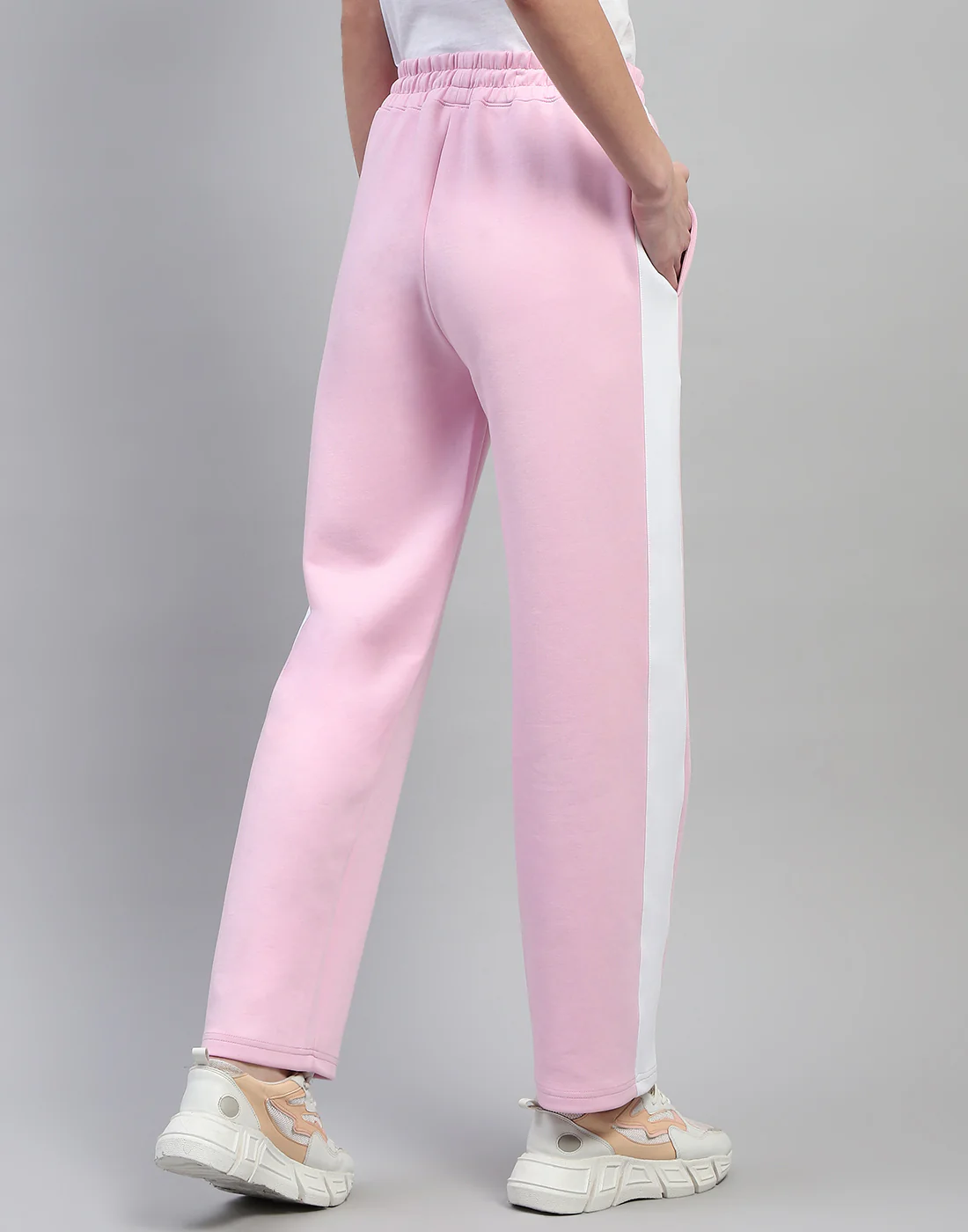 Women Pink Solid Regular Fit Lower - Image 6