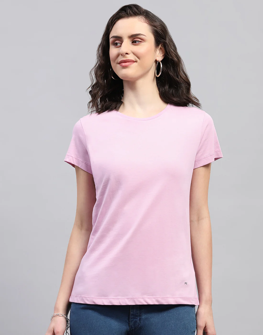 Women Purple & Olive Solid Round Neck Half Sleeve Top (Pack of 2) - Image 7
