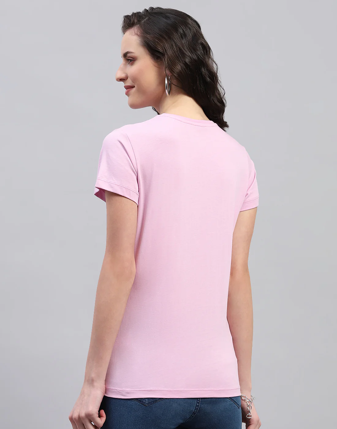 Women Purple & Olive Solid Round Neck Half Sleeve Top (Pack of 2) - Image 9