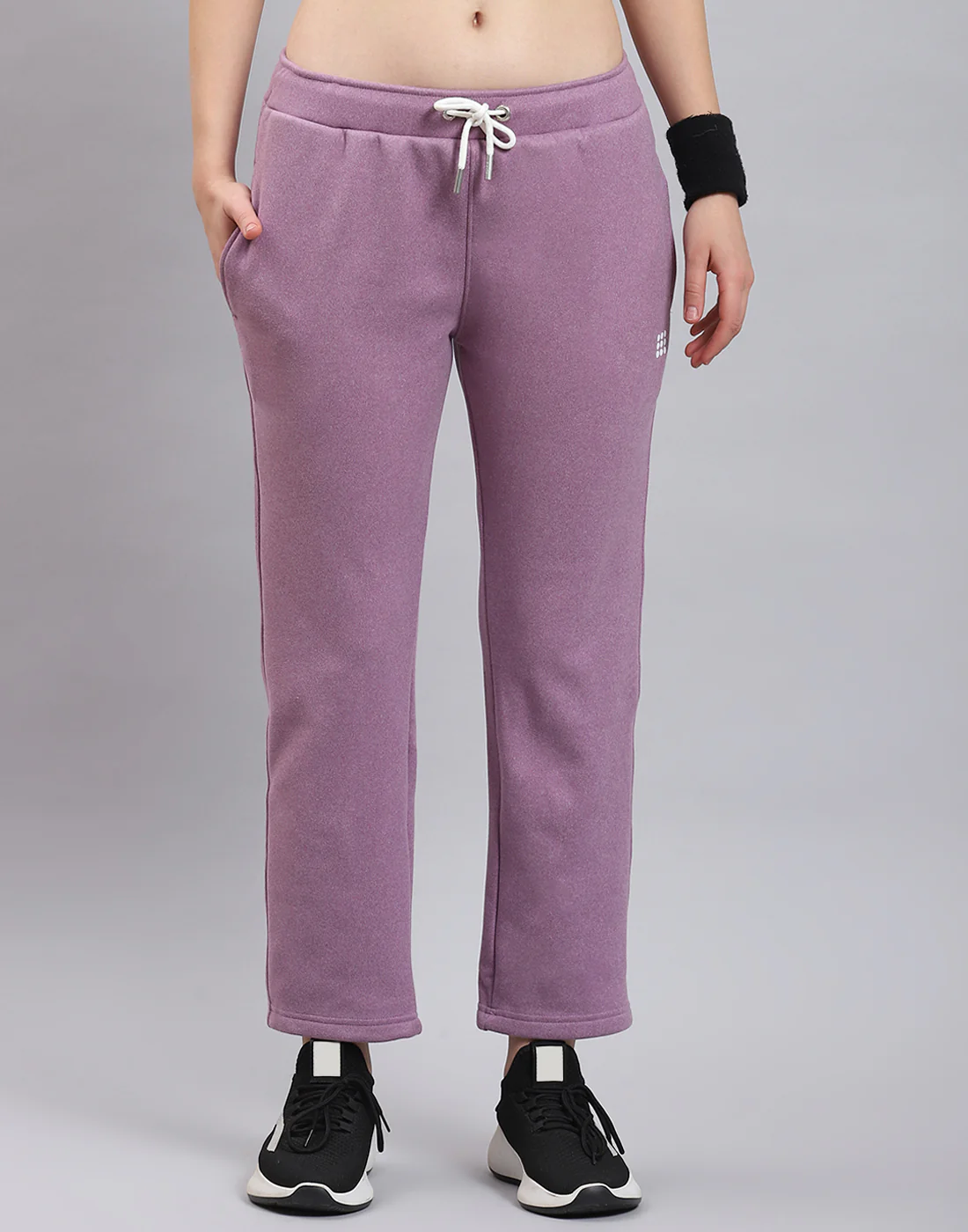 Rock.it Women Purple Solid Regular Fit Winter Lower - Image 3