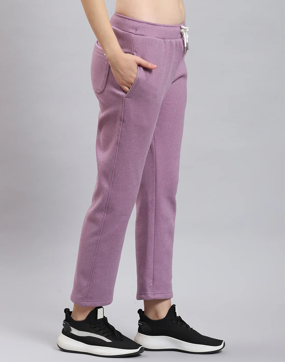 Rock.it Women Purple Solid Regular Fit Winter Lower - Image 4