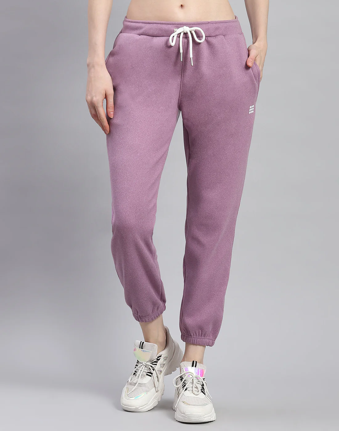 Rock.it Women Purple Solid Regular Fit Winter Lower - Image 4