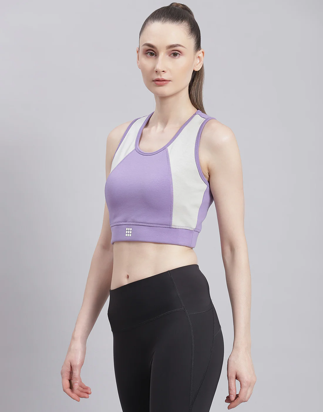 Rock.it Women Purple Solid Sports Bra - Image 3