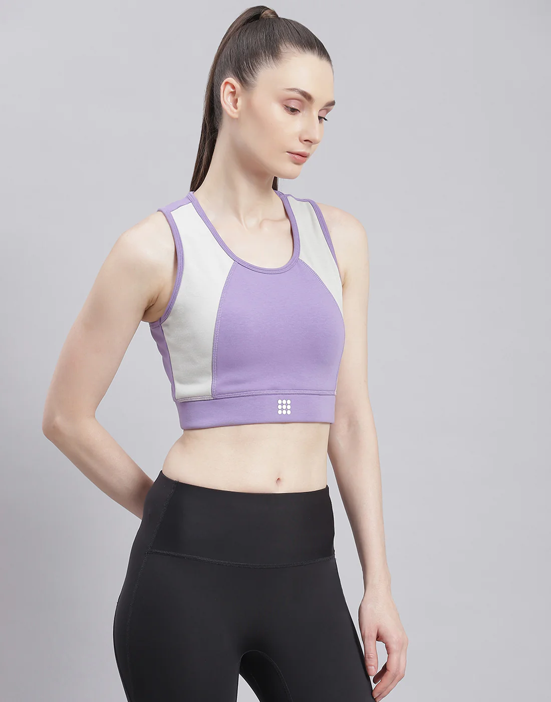Rock.it Women Purple Solid Sports Bra - Image 4
