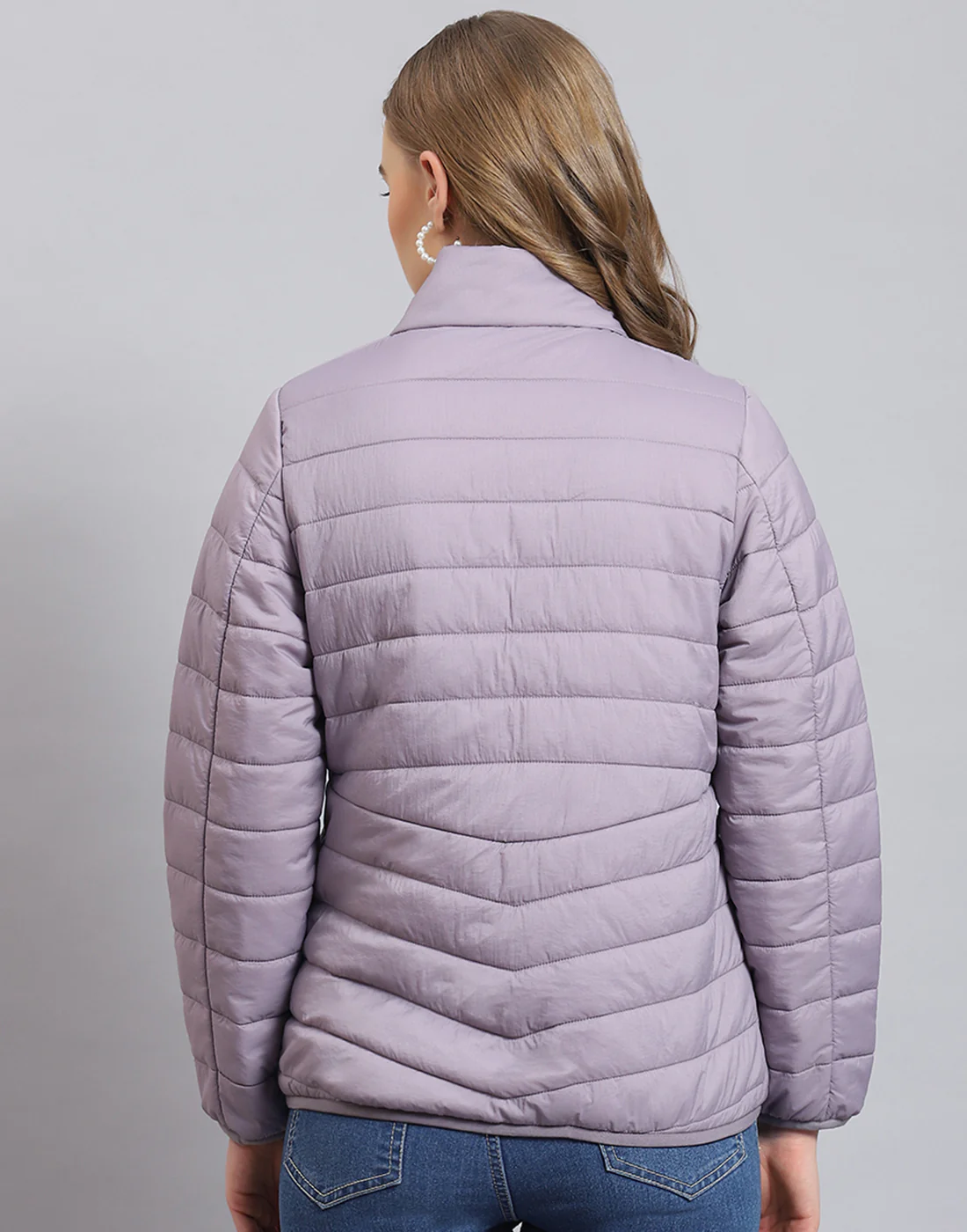 Pack it, style it, slay it, Women Purple Packable Full Sleeve Jacket - Image 6