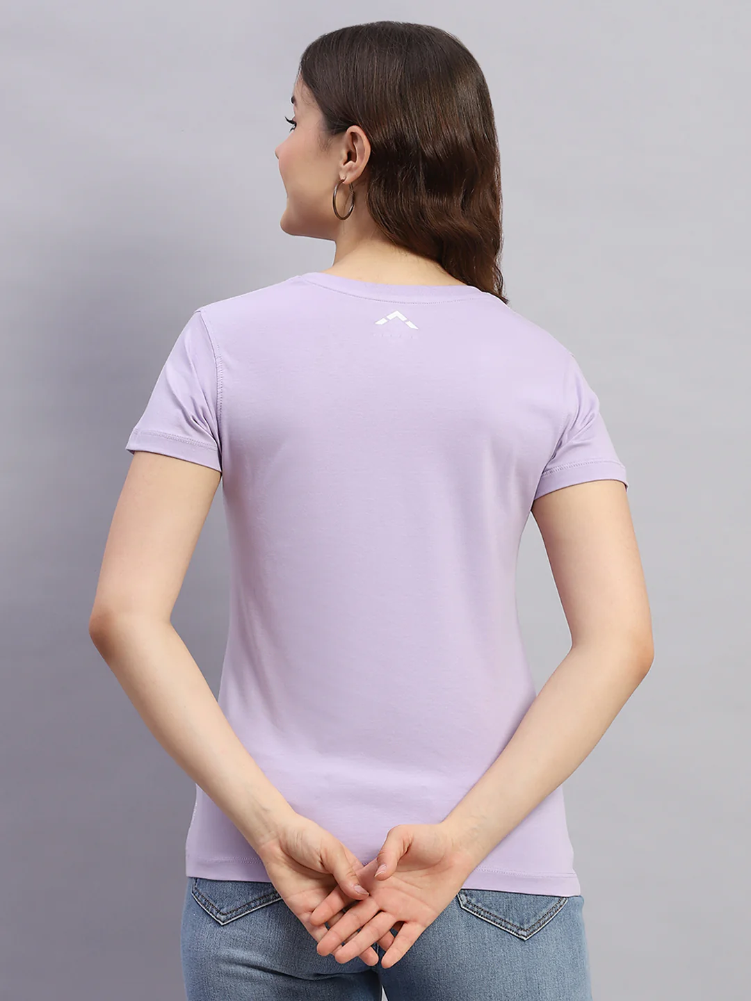 Rock.it Women Purple Solid V Neck Half Sleeve Top - Image 5