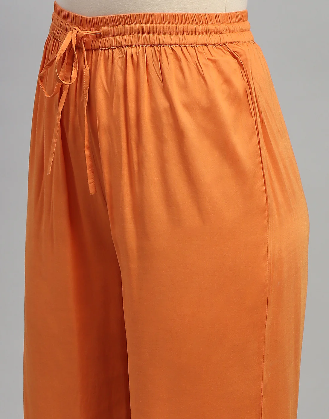 Women Rust Embroidered Collar Neck Full Sleeve Cords Set - Image 8