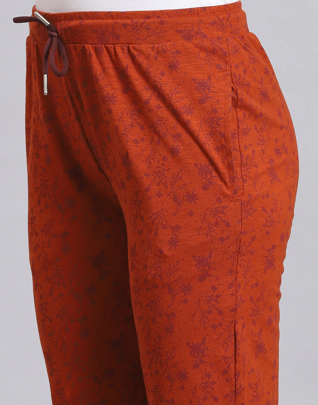 Women Rust Printed Regular Fit Lower - Image 6
