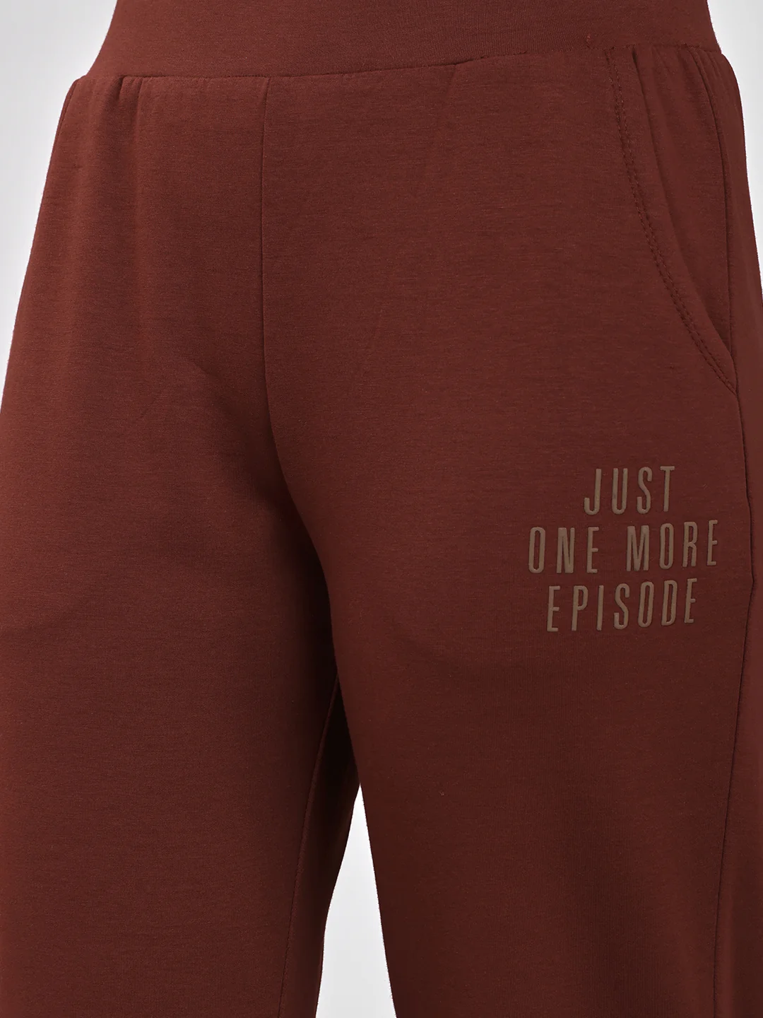 Women Rust Solid Regular Fit Lower - Image 5
