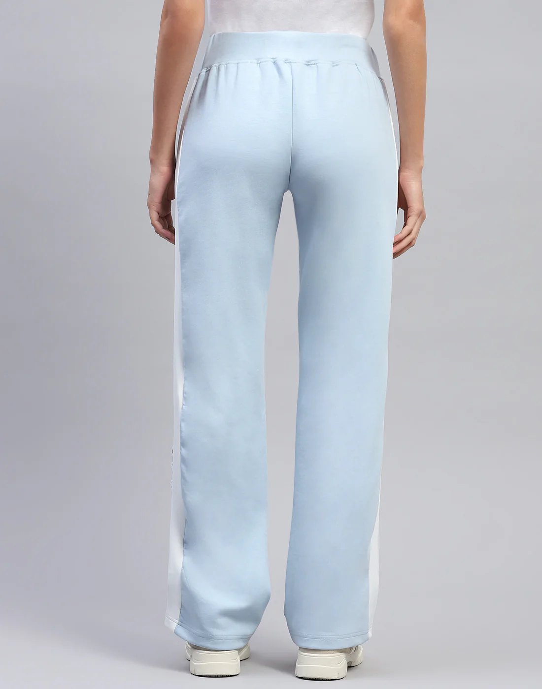 Women Sky Blue Printed Regular Fit Lower - Image 5