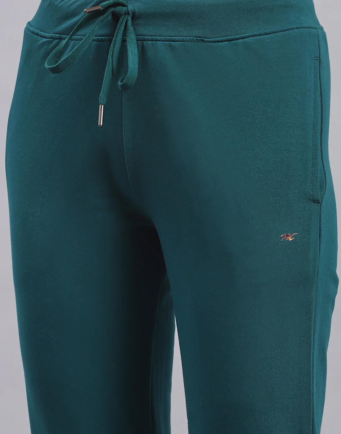 Women Teal Blue Solid Regular Fit Lower - Image 6