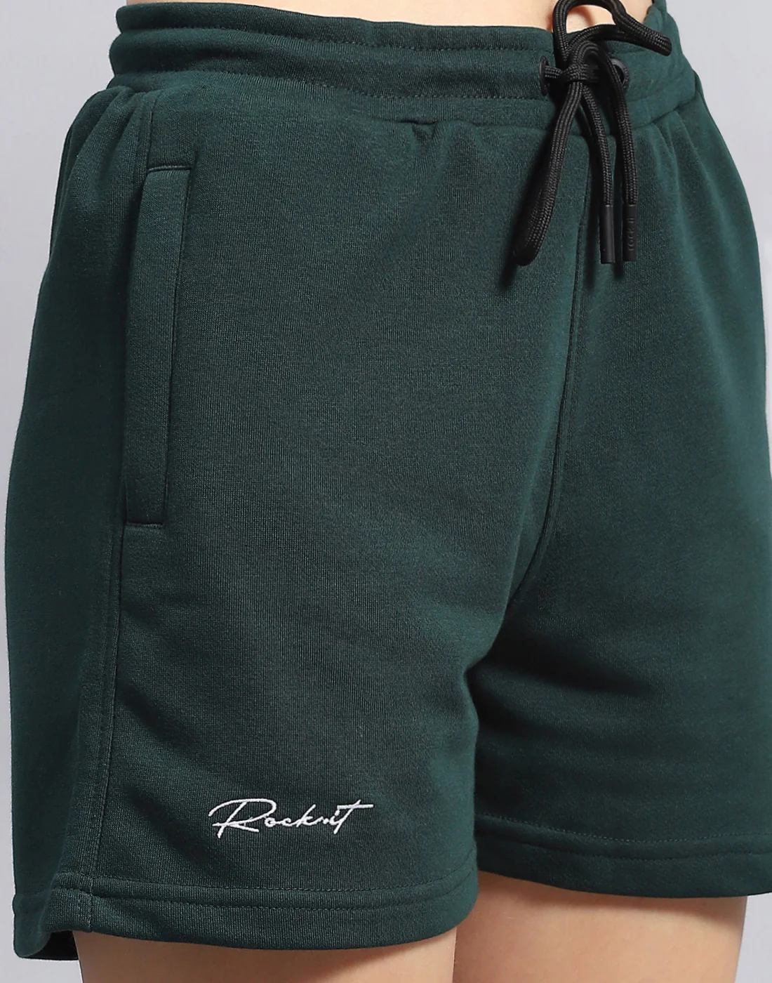 Rock.it Women Teal Blue Solid Regular Fit Short - Image 6