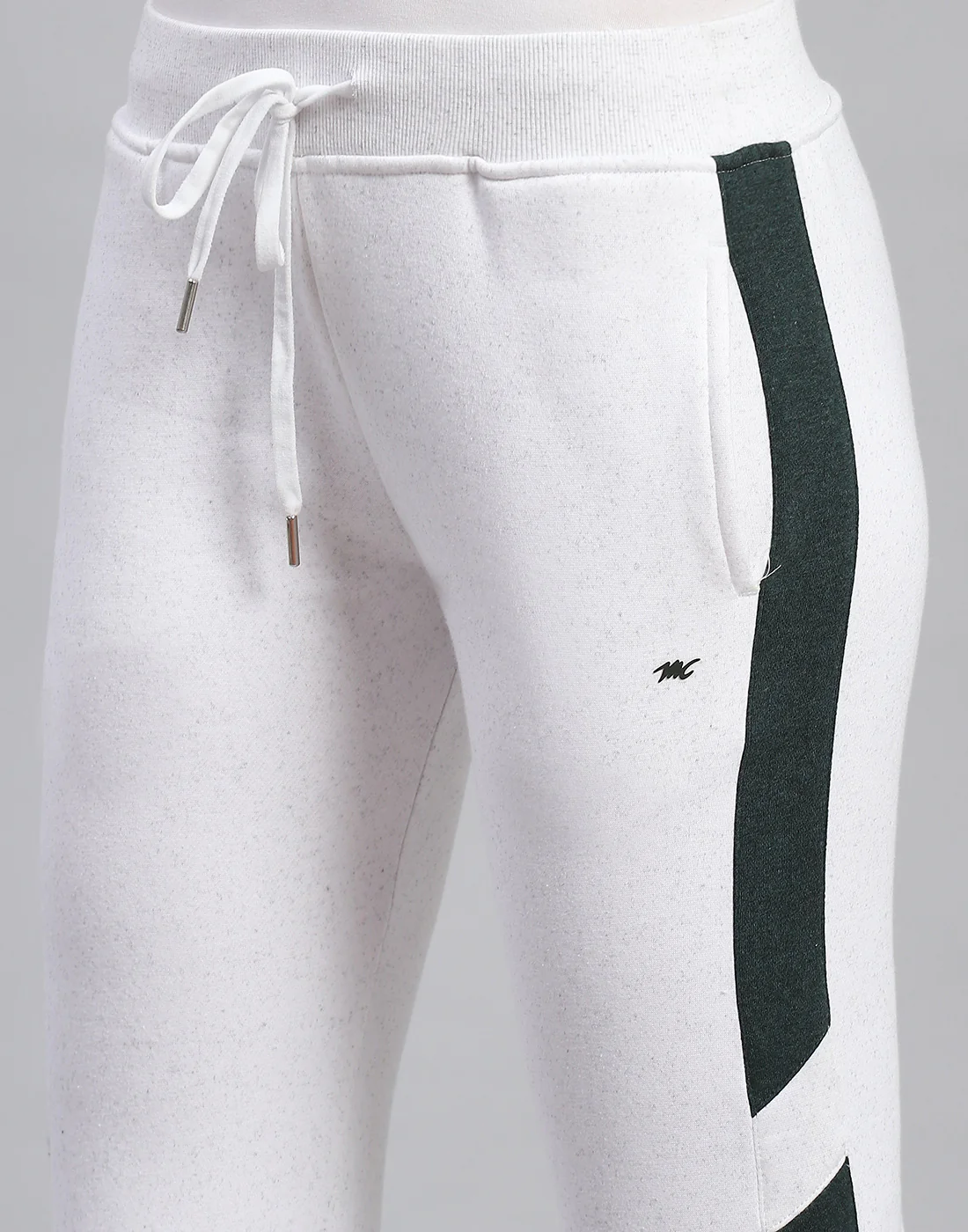 Women White Printed Hooded Full Sleeve Tracksuit - Image 9