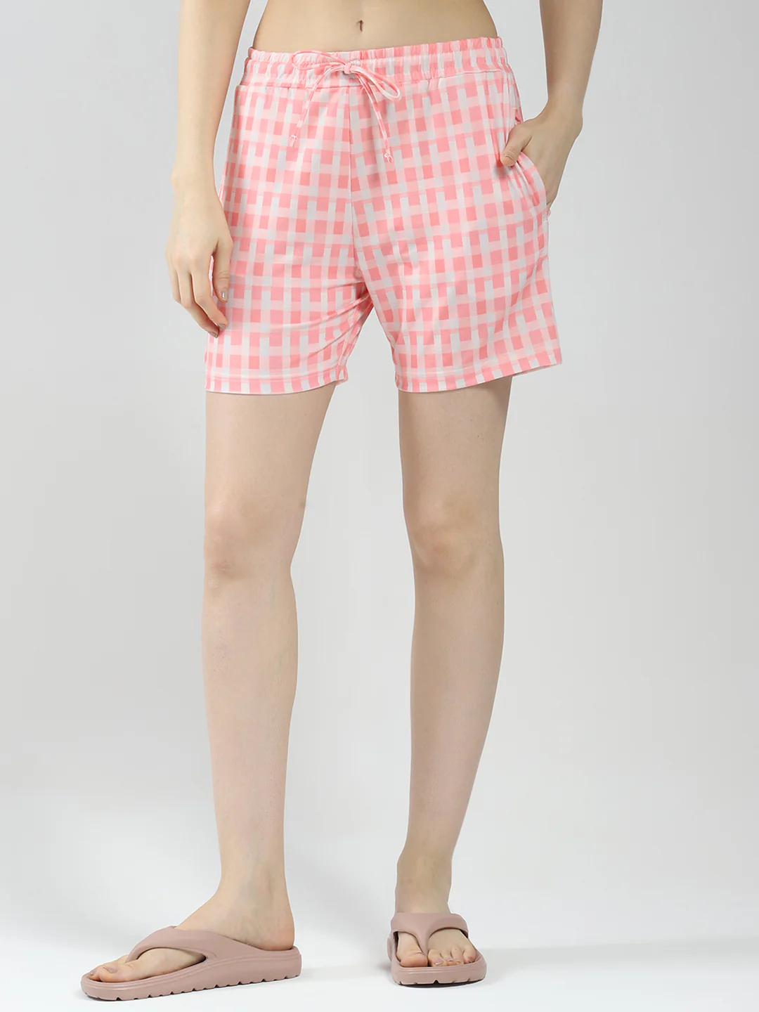Women Yellow Printed Round Neck Half Sleeve Combo 3Pc Set (T-Shirt, Shorts & Lower) - Image 13