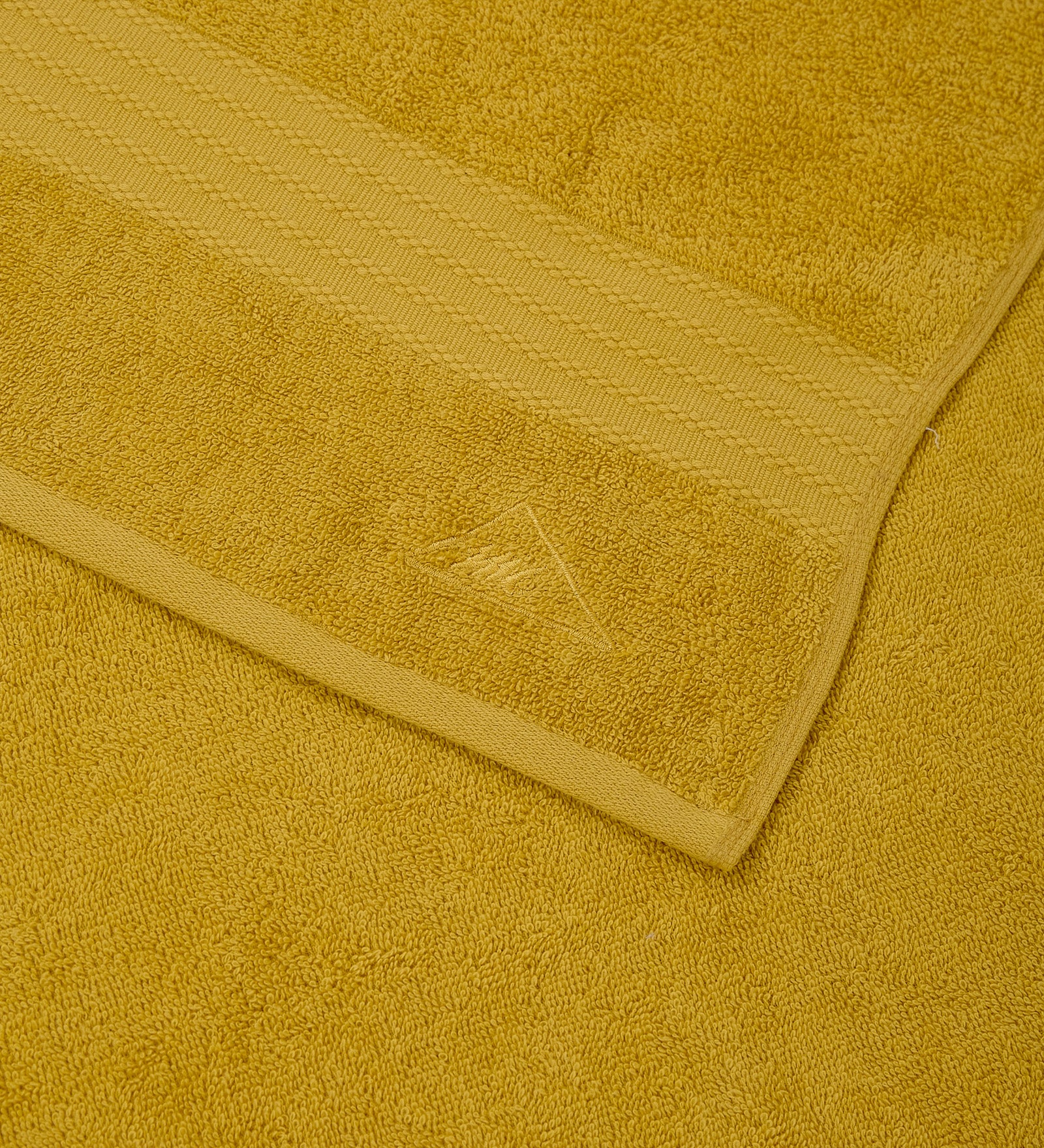Yellow & Green Pure Cotton Solid 380 GSM Bath Towel 1 Piece (Jazz Collection) - Image 6