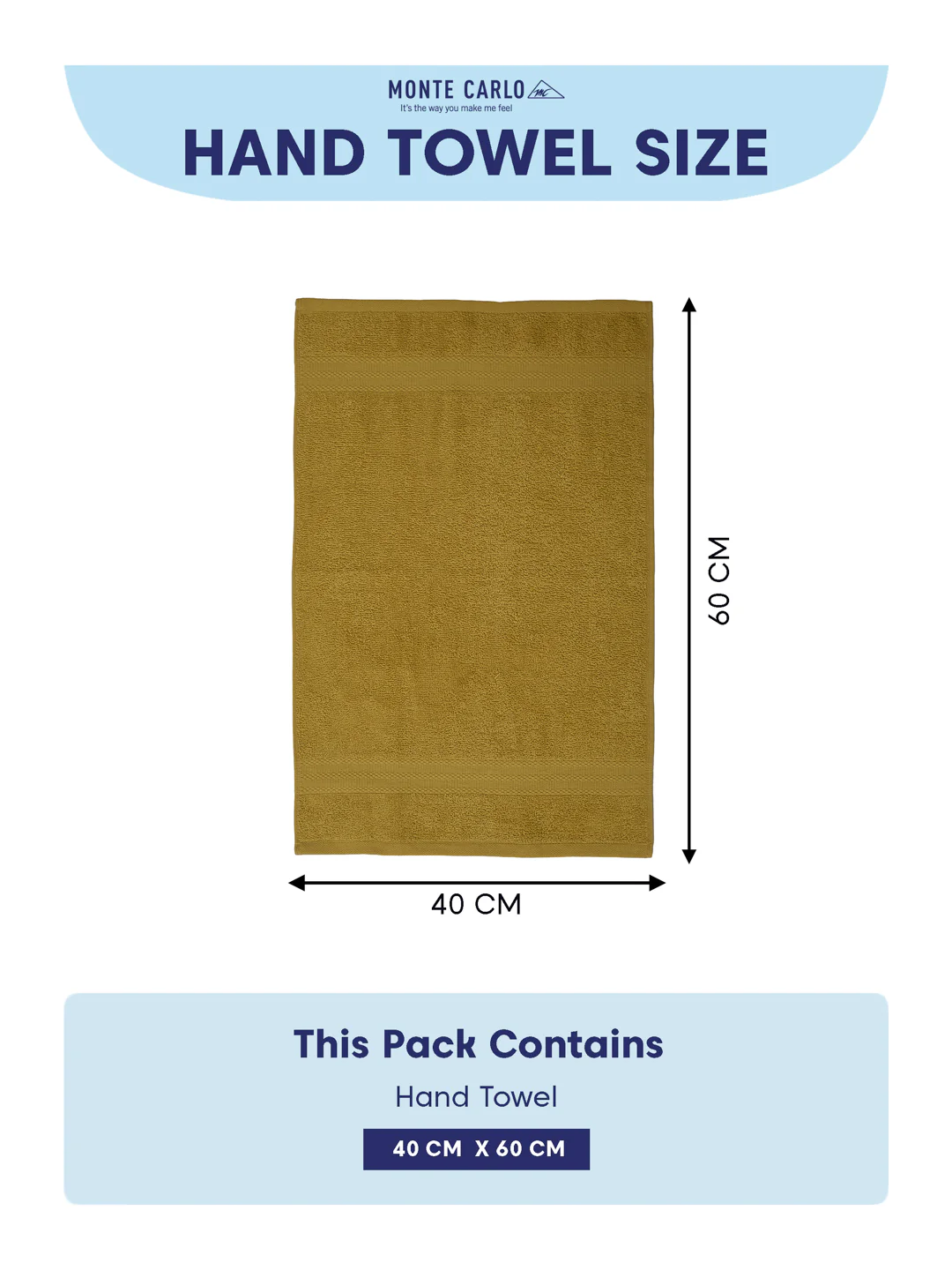 Yellow & Green Pure Cotton Solid 380 GSM Hand Towel 2 Pc Set (Jazz Collection) - Image 10